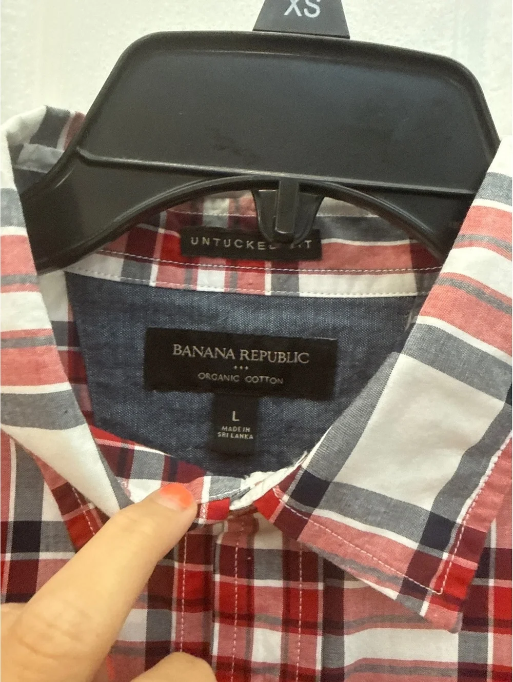 Banana Republic Untucked Button Down